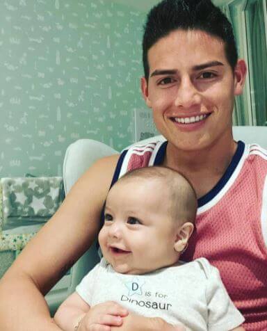 Samuel Rodriguez de Lima with his father, James Rodriguez.